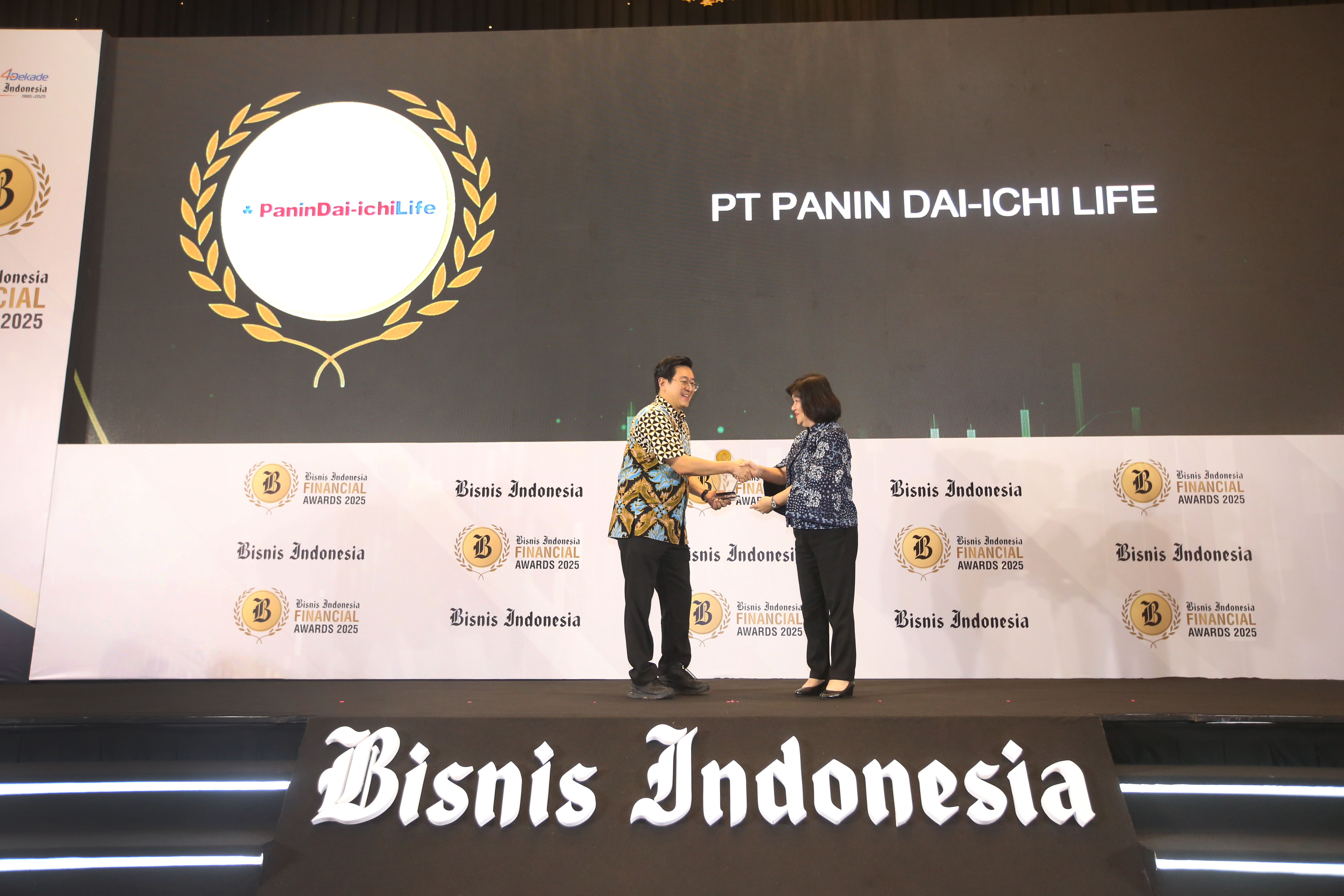 Panin Dai-ichi Life menerima penghargaan The Best Performance Insurance di BIFA 2025 sebagai salah satu asuransi jiwa dengan kinerja terbaik di Indonesia